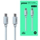 Prevo USB-C Cable 60W 1m White - Pure Copper Fast Charging Prevo USB-C Cable 60W 1m White - Pure Copper Fast Charging